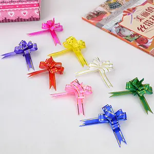 12 Mm Mini Glod Draad Plastic Kleine Pull Bows Voor Sieraden Verpakking