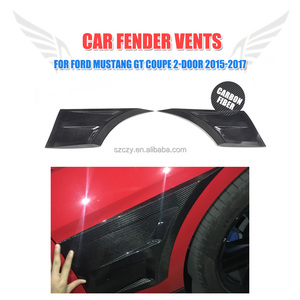 1 paire De Voiture En Fiber de Carbone Côté Ouïes latérales Garniture pour Ford <span class=keywords><strong>Mustang</strong></span> <span class=keywords><strong>GT</strong></span> Coupé 2 Portes 15-17 - Product Image 2