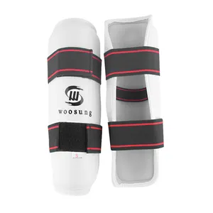 WOOSUNG Hàng Mẫu Miễn Phí Vận Chuyển Taekwondo Sparring Guard Bảo Vệ Ống Chân Bảo Vệ Kaeate/Taekwondo Arm/Shin Guard