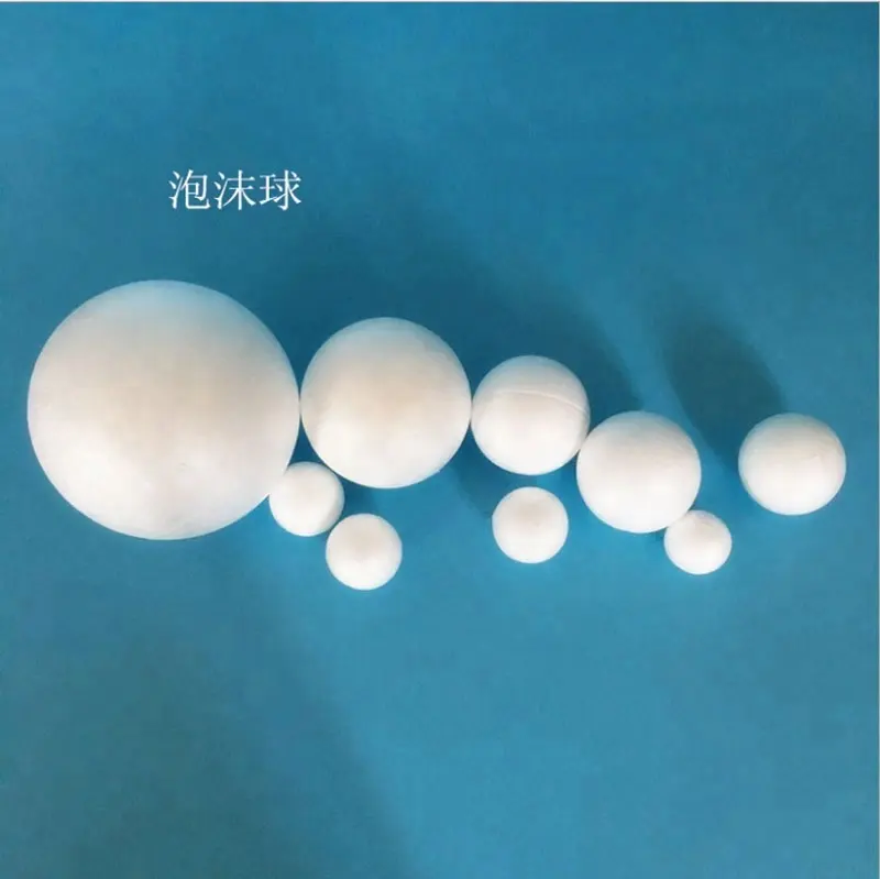 ลูกบอลโฟมทำจากโพลีสไตรีน,ลูกบอลโฟมสีขาวขนาด10ซม. 12ซม. 15ซม. อุปกรณ์ตกแต่งงานปาร์ตี้คริสต์มาส DIY ของขวัญใหม่