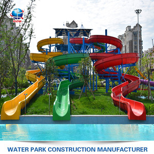 Высококачественная используемая игровая площадка, водная горка, завод в Китае, оборудование для водных видов спорта, аквапарк аттракционов - Product Image 3