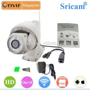 New products Sricam SP008 1.0 megapixel Pan / Tilt Zoom outdoor <span class=keywords><strong>onvif</strong></span> auto ptz camera with128GB Micro SD card - Product Image 6
