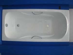 Petites baignoires en fonte émaillée bon marché, très petites, avec <span class=keywords><strong>douche</strong></span> intégrée - Product Image 2
