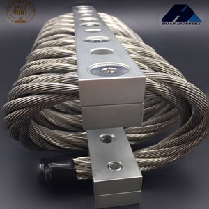 Ngành công nghiệp Giao Thông Vận Tải Launcher Giao Diện Điều Khiển Tạo Ra Thiết Lập Rung Sốc Kiểm Soát JGX-1598D-358B Nhôm Wire Rope Isolator - Product Image 3