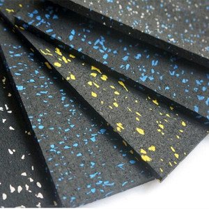 Piso de Goma reciclada/Suelo de Caucho/rotes Speckle Gummi boden Fitness studio - Product Image 5