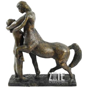 Escultura <span class=keywords><strong>Centauro</strong></span> de metal fundido personalizada con mujer desnuda - Product Image 3