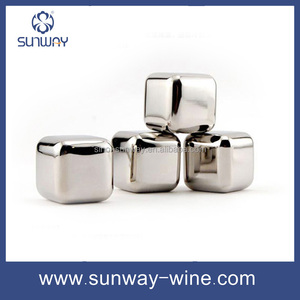 Whisky pierres <span class=keywords><strong>en</strong></span> acier inoxydable refroidisseur de <span class=keywords><strong>vin</strong></span> de glace réutilisables cubes - Product Image 1