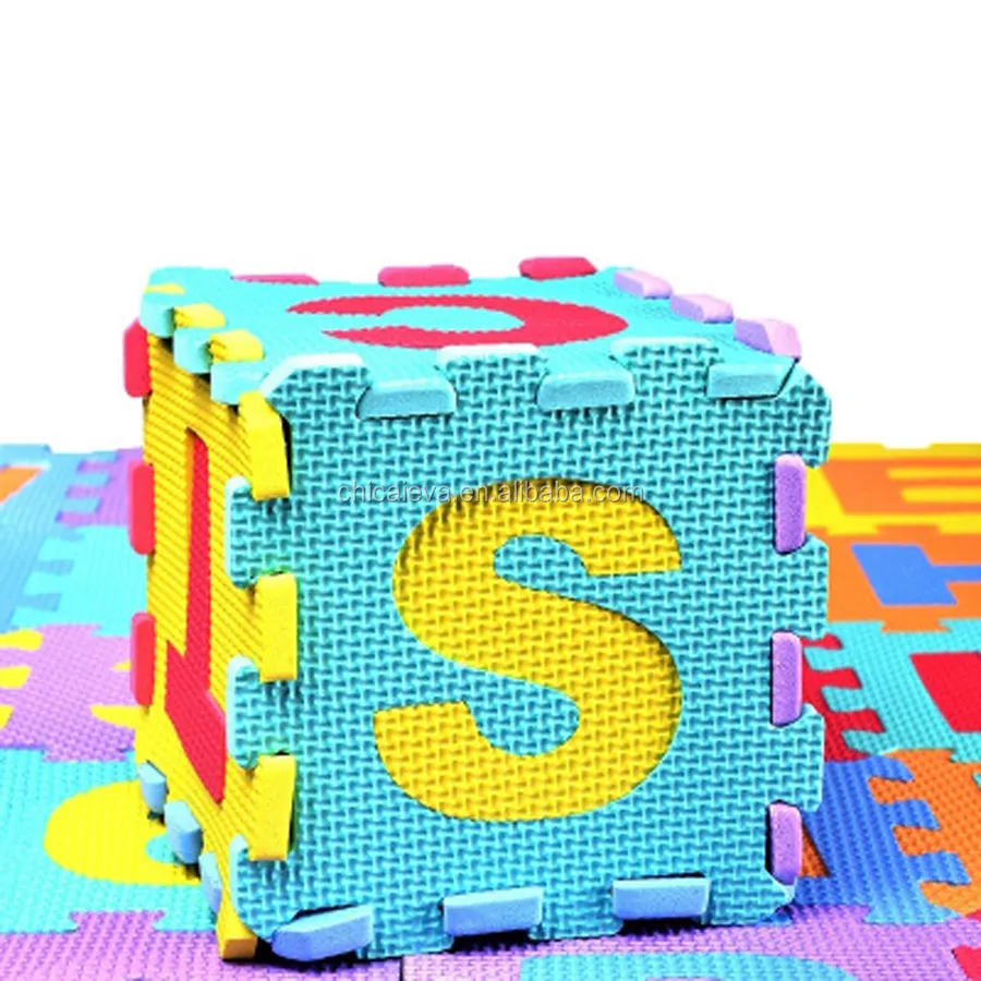 Zachte Kids Play Vloermat Letters Nummer Puzzel Zachte Kinderen Eva Foam Mat