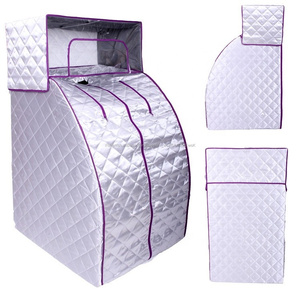 Portátil interior Personal <span class=keywords><strong>Spa</strong></span> Sauna <span class=keywords><strong>de</strong></span> vapor con ionizador <span class=keywords><strong>de</strong></span> aire <span class=keywords><strong>de</strong></span> calefacción <span class=keywords><strong>pie</strong></span> Pad y silla - Product Image 3