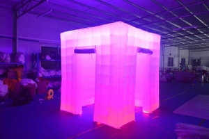 공장 백색 결혼식 led 판매를 위한 휴대용 팽창식 사진 부스 - Product Image 2
