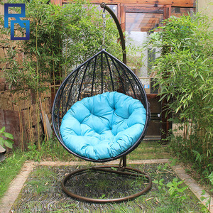 Ratán y mimbre jardín <span class=keywords><strong>colgante</strong></span> <span class=keywords><strong>silla</strong></span> columpio marco de aluminio al aire libre de mimbre y ratán <span class=keywords><strong>silla</strong></span> columpio - Product Image 6