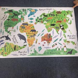 Adesivo Murale Grande in Vinile con Mappa del <span class=keywords><strong>Mondo</strong></span> Personalizzabile per Decorazione Domestica - Product Image 5