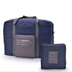 Travel Accessories Luggage Garment Bag Custom Logo Waterproof Trolley Suitcase Bag Promotion Foldable Travel Duffel Bag