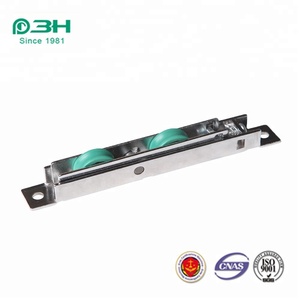 ลูกกลิ้งพลาสติกประตูเลื่อน UPVC ปรับได้พร้อมล้อคู่ - Product Image 2