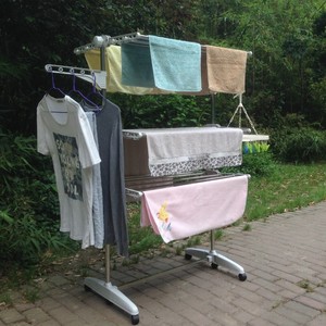 Système de séchage de vêtements pliable à 3 niveaux, robuste et compact - Product Image 3