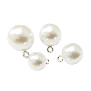 Nhà Máy Sơn Bóng Hạt Bóng Kim Loại Chân Bọc Nhựa Ngọc Trai Trông Cao Nút Sáng Bóng Cho Quần Áo - Product Image 6