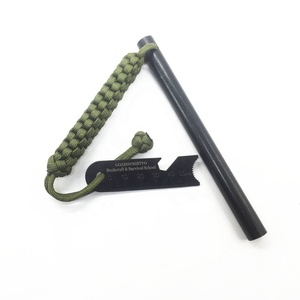 Logo personnalisé trousse de survie allume-feu silex rob avec grattoir 1*10cm silex outils de camping - Product Image 2