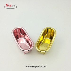 OEM OEM personnalisé Nouveau <span class=keywords><strong>plastique</strong></span> or brillant mini conteneur de <span class=keywords><strong>baignoire</strong></span>/mini porte-savon de <span class=keywords><strong>baignoire</strong></span> - Product Image 3