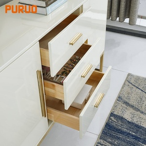 European White Simple Wooden Cabinet Living Room <strong>Corner</strong> Steel Desk <strong>Console</strong> <strong>Table</strong> - Product Image 4