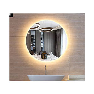 Miroir-<span class=keywords><strong>Espejo</strong></span> <span class=keywords><strong>redondo</strong></span> de <span class=keywords><strong>80</strong></span> <span class=keywords><strong>cm</strong></span> de diámetro, <span class=keywords><strong>espejo</strong></span> de temperatura LD D para baño, tocador, maquillaje - Product Image 5