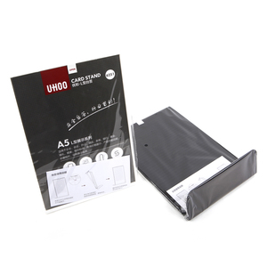 A6 L Acrylic Poster đơn chủ lean-để perspex tờ rơi hiển thị khán đài bảng thiết lập hiển thị lều đứng khách sạn nhà hàng - Product Image 2