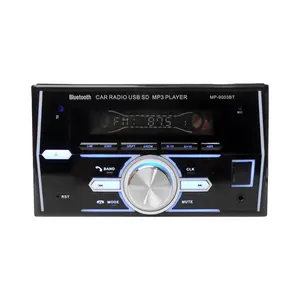 Hot 2 Din schermo manuale Car Music lettore Stereo aux-in Mp3 Fm Usb controllo vocale BT Fm Radio Sport Car lettore Mp3