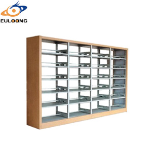 Meubles de <span class=keywords><strong>bibliothèque</strong></span> <span class=keywords><strong>en</strong></span> <span class=keywords><strong>bois</strong></span>, <span class=keywords><strong>étagère</strong></span> à livres <span class=keywords><strong>en</strong></span> métal double face avec protection, avec prix - Product Image 2