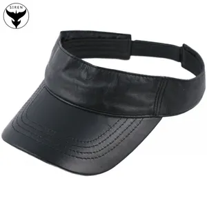 Korea Funny Customized Leather Visor Sun Hats