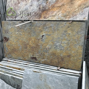 Base verde Ardesia Arrugginito Pavimento di Piastrelle per <span class=keywords><strong>Esterni</strong></span> Pavimentazione - Product Image 5