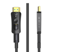 Câble HDMI à fibre optique haute vitesse 4k 60hz 100m 2.0V DA à DA 4K câble HDMI à fibre optique active