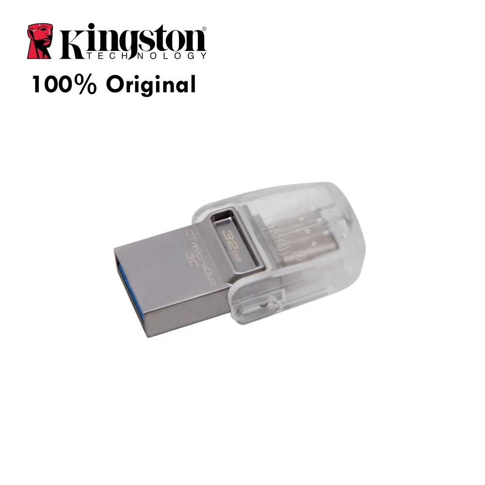 100% Original DTDUO3C 32GB Kingston DataTraveler MicroDuo 3C USB 3,0 Flash Drive