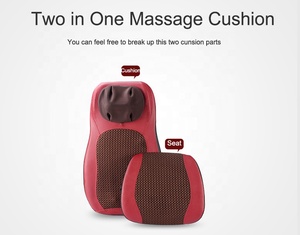 Cojín de Masaje Shiatsu para Cuello y Glúteos con Vibración, Control Remoto Inalámbrico y Ajustable para el Cuerpo - Product Image 3