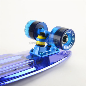 Logotipo personalizado en el camión de plataforma de pescado <span class=keywords><strong>cruiser</strong></span> skateboard longboard skate completa - Product Image 2