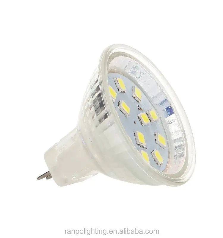 높은 CRI LED MR11 반점 전구 스포트라이트 2835 5733 SMD 10 와트 20 와트 할로겐 램프 교체 12-24 볼트 유리 유형