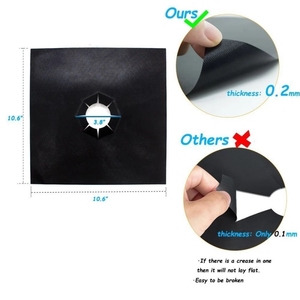 Stove Protector <strong>Cover</strong> Liner <strong>Gas</strong> Stove Pad Mat <strong>Cooker</strong> <strong>Cover</strong> Kitchen Accessories