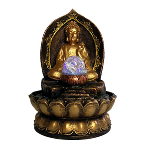 Statue de bouddha créative fontaine résine <span class=keywords><strong>Zen</strong></span> transport décoration pour <span class=keywords><strong>bureau</strong></span> à domicile salon ouverture cadeau bouddhisme <span class=keywords><strong>Feng</strong></span> <span class=keywords><strong>Shui</strong></span> - Product Image 1