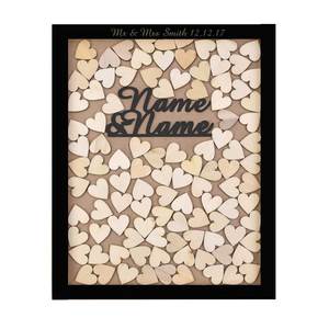 <span class=keywords><strong>Livre</strong></span> personnalisé Goutte Dessus <span class=keywords><strong>Bois</strong></span> Coeur <span class=keywords><strong>Livre</strong></span> <span class=keywords><strong>D</strong></span>'<span class=keywords><strong>or</strong></span> <span class=keywords><strong>pour</strong></span> le <span class=keywords><strong>Mariage</strong></span> - Product Image 1