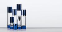 Flacon carré rotatif en PMMA UKPS12 15ml-30ml-50ml, flacon sans air Nivea Men, flacons cosmétiques sans air 50ml