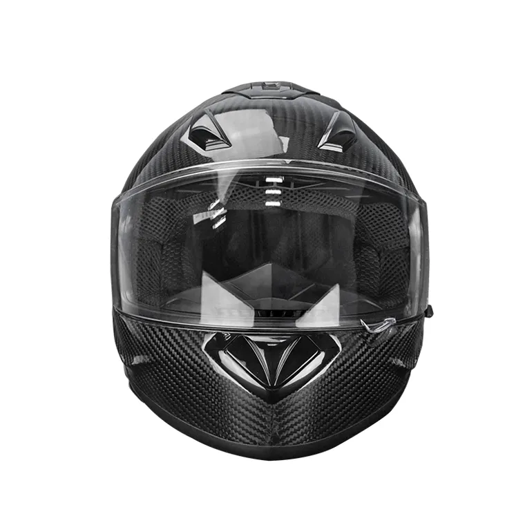 การออกแบบใหม่ร้อนขายมันวาวสีดำคู่ Visors Modular พลิกขึ้นรถจักรยานยนต์หมวกกันน็อกเต็ม2017