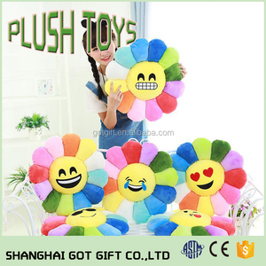 Servicio del OEM emoji emoticon amarillo almohada suave juguetes almohada de felpa - Product Image 2