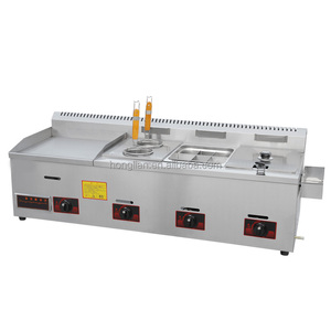 Multifunzionale commerciale <span class=keywords><strong>Barbecue</strong></span> A Gas Grill Con Friggitrice - Product Image 3