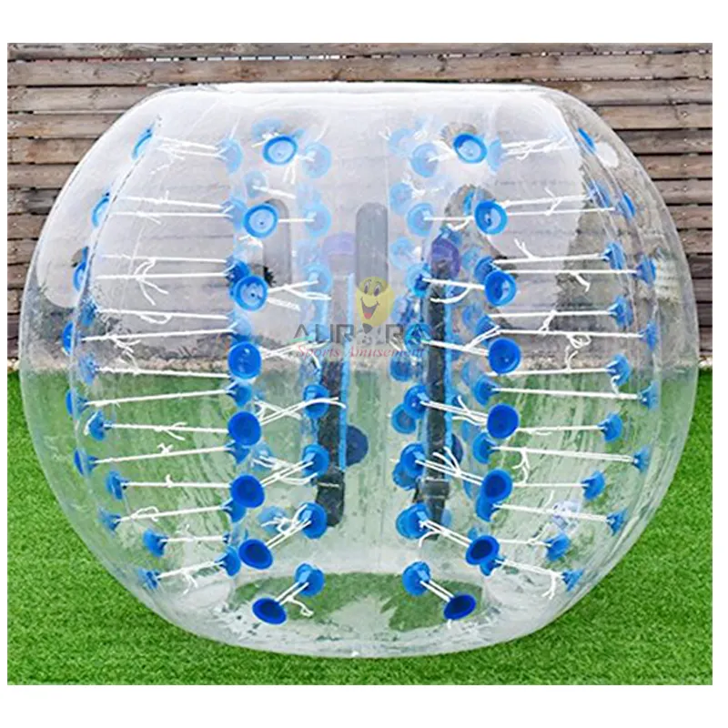 Ucuz insan boyutlu futbol şişme tampon kabarcık topu için futbol