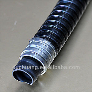 フレキシブルケーブルコンジットPVCコーティングフレキシブル電気コンジットUV難燃性プラスチックコーティングパイプ - Product Image 2