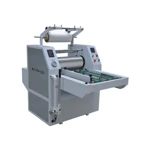 Ego-máquina de laminación de alimentación de papel semiautomática, laminación de hoja a rollo, YYFM-1200