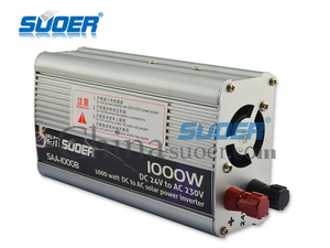 อินเวอร์เตอร์ <span class=keywords><strong>Suoer</strong></span> 1kw 24 โวลต์ ดีซี เป็น 220 โวลต์ แอค คอนเวอร์เตอร์ 1000w อินเวอร์เตอร์ปรับแต่งกำลังไฟฟ้าสำหรับโซลาร์ - Product Image 4