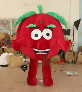 2m red color inflatable tomato mascot costume