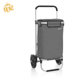 उच्च गुणवत्ता Foldable हाथ गाड़ी तह तीन पहिया शॉपिंग ट्रॉली चीन में किए गए - Product Image 3