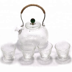 Ensemble de théière en verre à motif de fleurs, nouvel arrivage amusant - Product Image 5