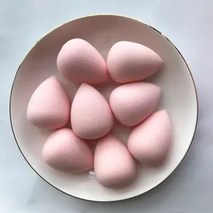 OEM गुलाबी शीतल मेकअप अंडा स्पंज ब्लेंडर सम्मिश्रण मेकअप सौंदर्य स्पंज