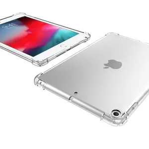 4 canto 5 À Prova de Choque TPU Claro Transparente Caso Shell Para iPad mini 2019 7.9 polegadas Caso Tablet Silicone